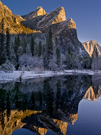 The Three Brothers three-brothers-reflection-merced-winter-yosemite-california.jpg